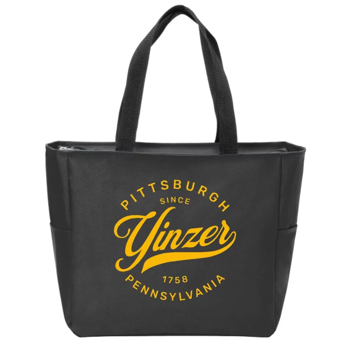 Funny Pittsburgh Yinzer Pennsylvania Steel City Yinz Home Zip Tote Bag