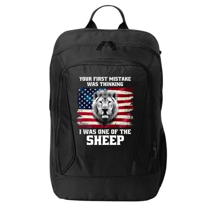 Freedom Patriot Your First Mistake Was Thinking I Was One Of The Sheep City Backpack