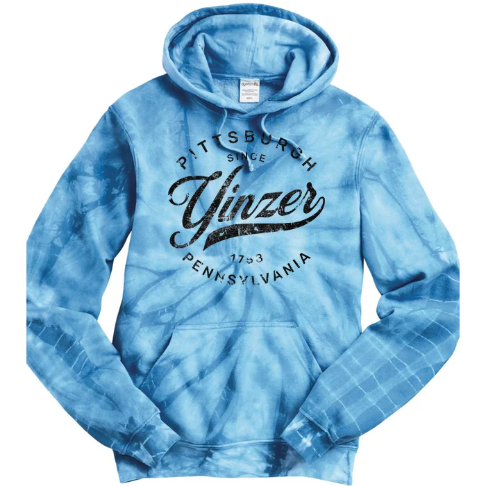 Funny Pittsburgh Yinzer Pennsylvania Steel City Home Yinz Tie Dye Hoodie