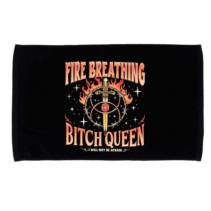 Fireheart Queen Aelin Throne Of Glass Microfiber Hand Towel