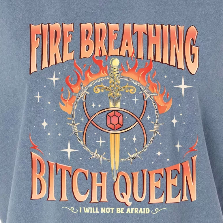 Fireheart Queen Aelin Throne Of Glass Garment-Dyed Women's Muscle Tee