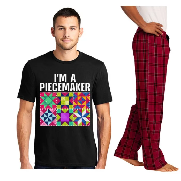 Funny Quilting Art For Quilter Sewer Women Moms Piecemaker Pajama Set