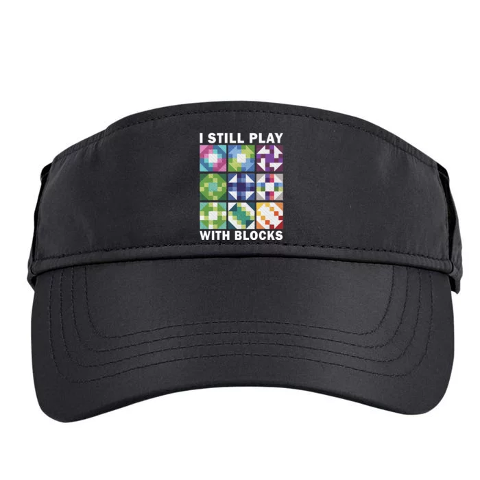 Funny Quilting Art For Women Quilting Sewing Adult Drive Performance Visor