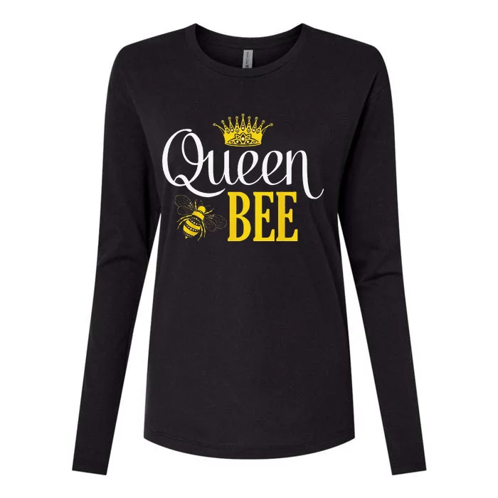 Funny Queen Bee Halloween Costume For Bee Keeper Womens Cotton Relaxed Long Sleeve T-Shirt