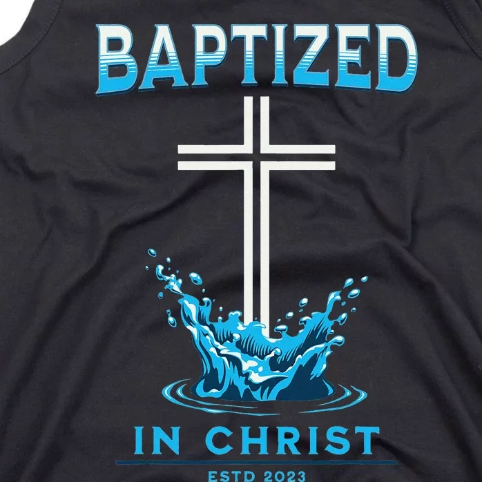 funny quotes Baptism BAPTIZED IN CHRIST Keepsake Tank Top