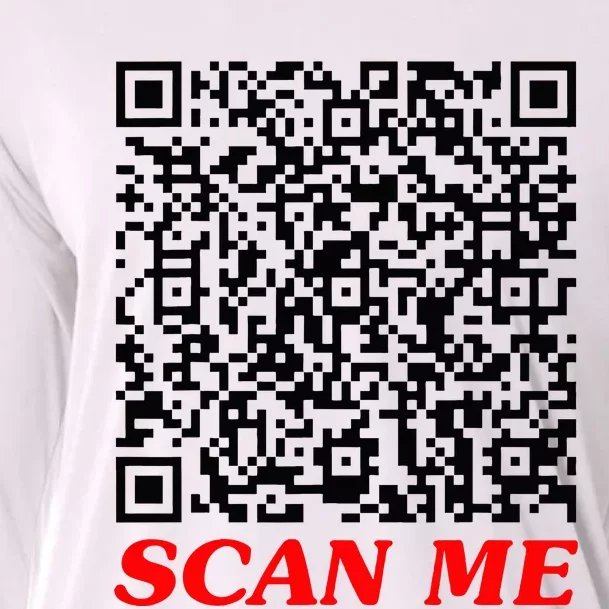 Fuckyou Qr Code Anti Social Sarcastic Cooling Performance Long Sleeve Crew