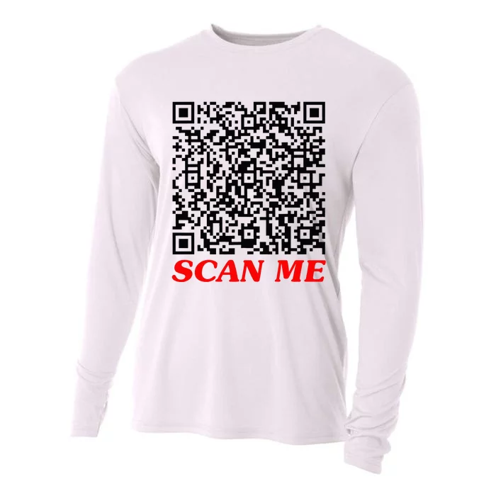 Fuckyou Qr Code Anti Social Sarcastic Cooling Performance Long Sleeve Crew