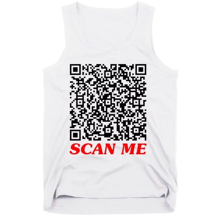 Fuckyou Qr Code Anti Social Sarcastic Tank Top