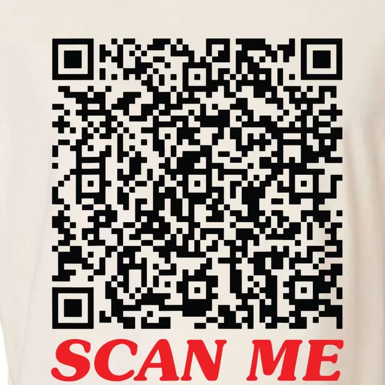 Fuckyou Qr Code Anti Social Sarcastic Funny Garment-Dyed Women's Muscle Tee