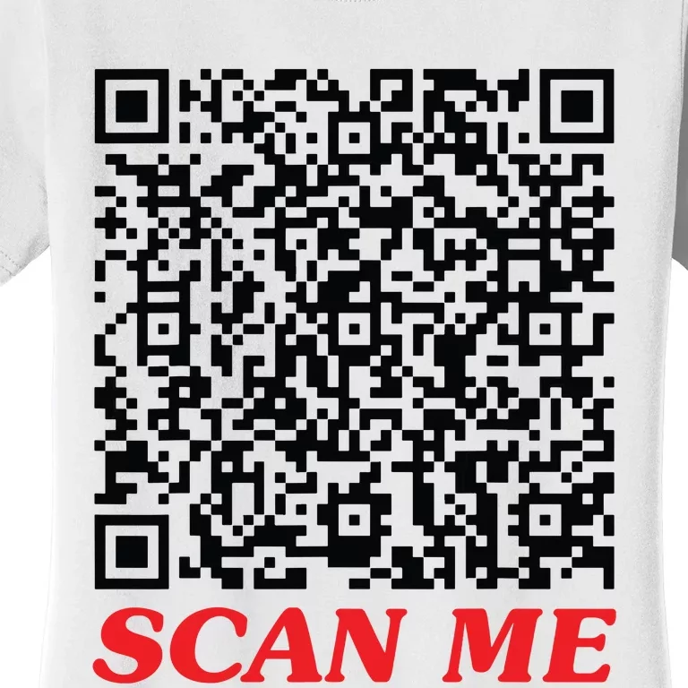 Fuckyou Qr Code Anti Social Sarcastic Funny Women's T-Shirt