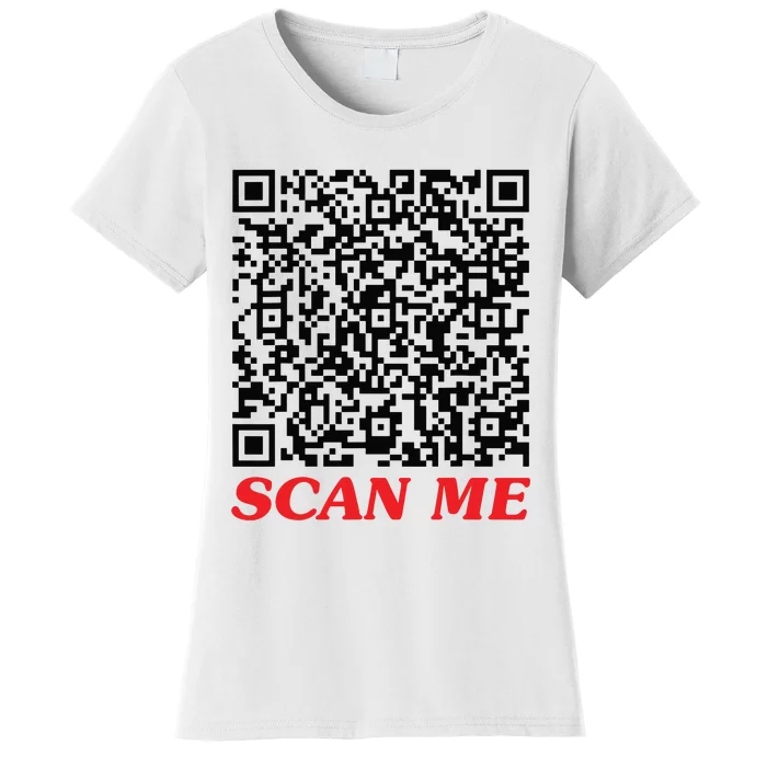 Fuckyou Qr Code Anti Social Sarcastic Funny Women's T-Shirt