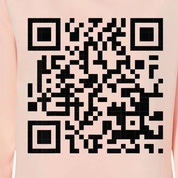 Fuckoff Qr Code Womens California Wash Sweatshirt