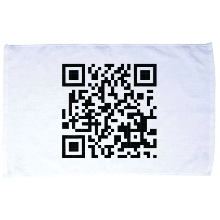 Fuckoff Qr Code Microfiber Hand Towel