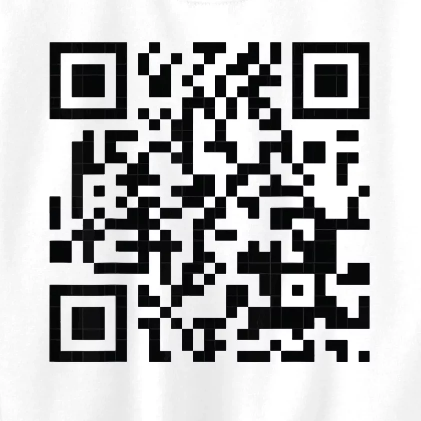 Fuckoff Qr Code Kids Sweatshirt