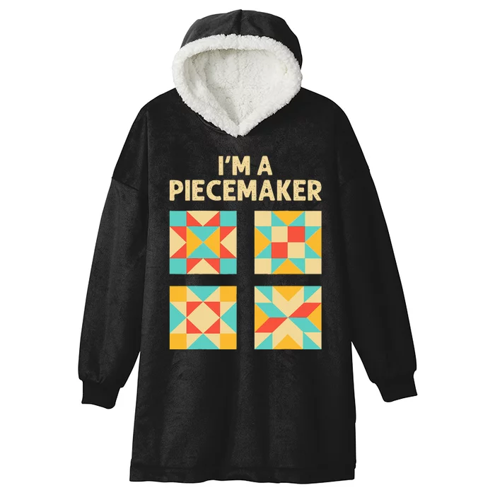 Funny Quilting Designs For Women Quilt Lover Knitting Hooded Wearable Blanket