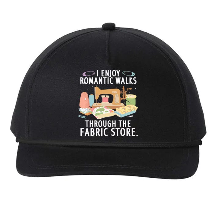 Funny Quilting Design For Men Women Quilter Sewing Quilt Snapback Five-Panel Rope Hat