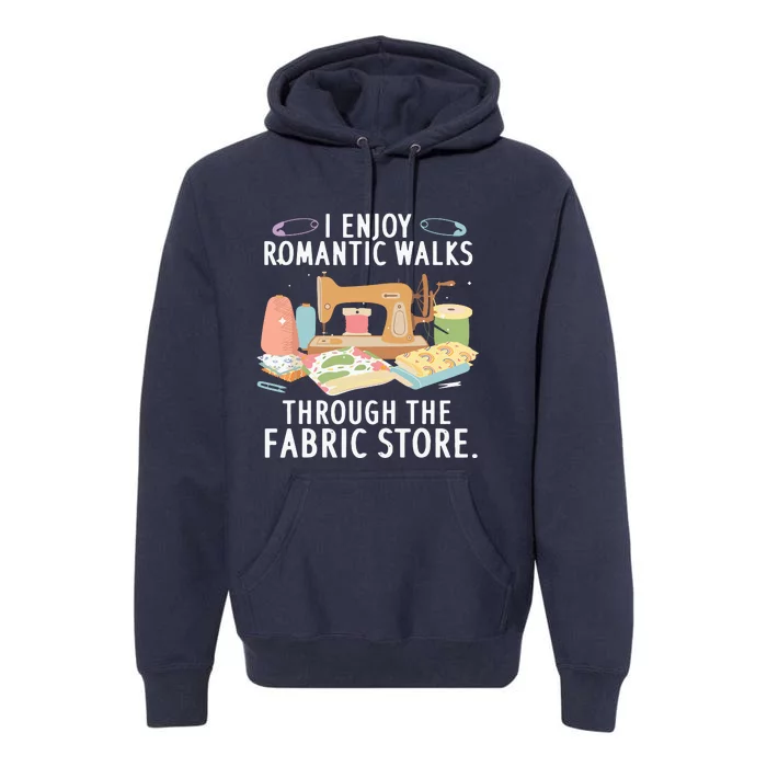 Funny Quilting Design For Men Women Quilter Sewing Quilt Premium Hoodie