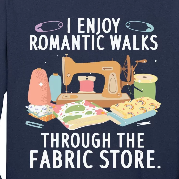 Funny Quilting Design For Men Women Quilter Sewing Quilt Tall Long Sleeve T-Shirt