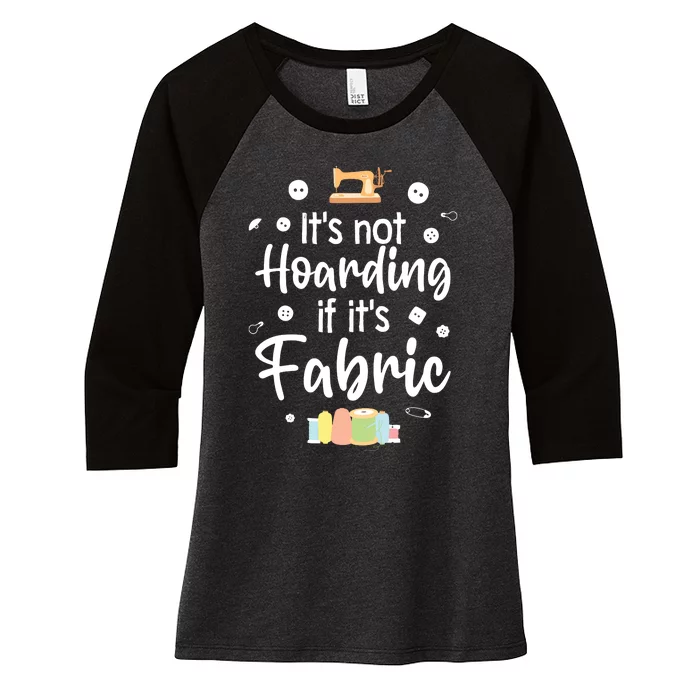 Funny Quilting Design For Women Girl Quilt Quilting Sewing Women's Tri-Blend 3/4-Sleeve Raglan Shirt