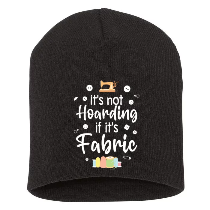 Funny Quilting Design For Women Girl Quilt Quilting Sewing Short Acrylic Beanie