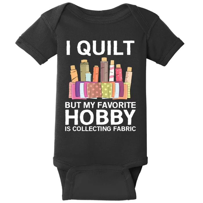 Funny Quilting Design For Women Girl Quilter Sewing Lovers Baby Bodysuit