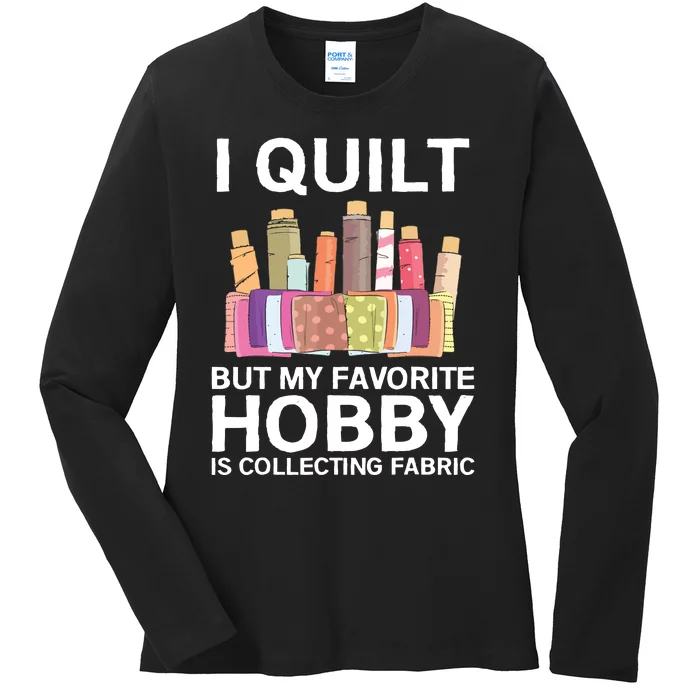 Funny Quilting Design For Women Girl Quilter Sewing Lovers Ladies Long Sleeve Shirt