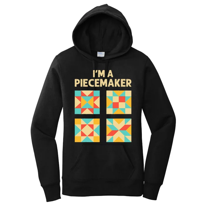 Funny Quilting Designs For Women Quilt Lover Knitting Women's Pullover Hoodie