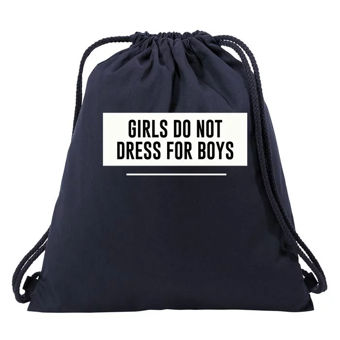 Funny Quote Dress Drawstring Bag