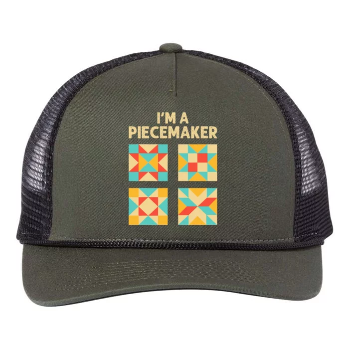 Funny Quilting Designs For Wo Quilt Lover Knitting Retro Rope Trucker Hat Cap