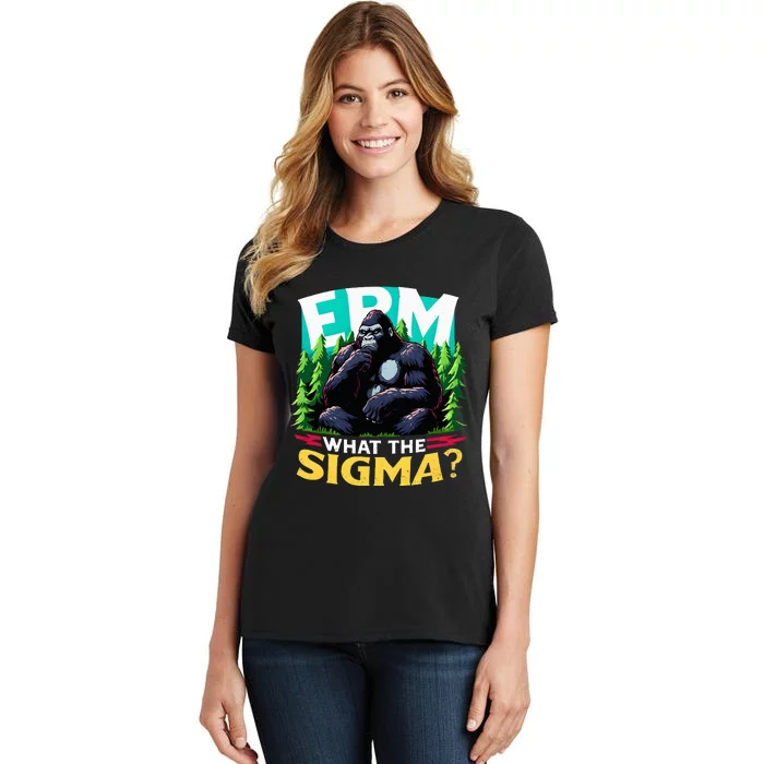 Funny Quote Erm What The Sigma Women's T-Shirt