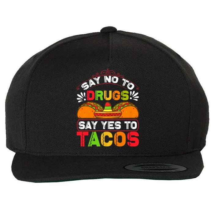 Funny Quote For Taco Lovers Wool Snapback Cap