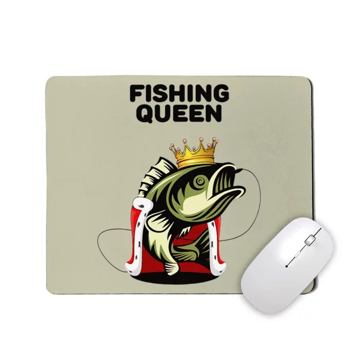 Fishing Queen Fishing Womens Fishing Mousepad