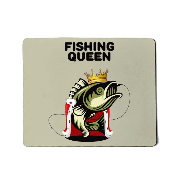 Fishing Queen Fishing Womens Fishing Mousepad