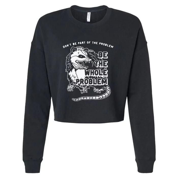 Funny Quotes Gym Cropped Pullover Crew