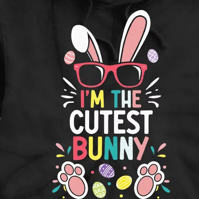 funny quotes I'm The Cutest Bunny Easter Squad Tie Dye Hoodie