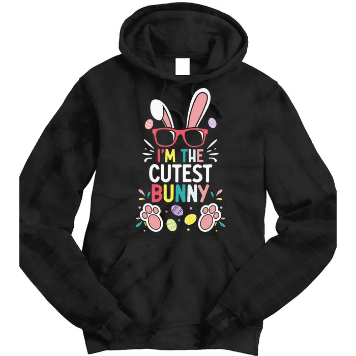 funny quotes I'm The Cutest Bunny Easter Squad Tie Dye Hoodie