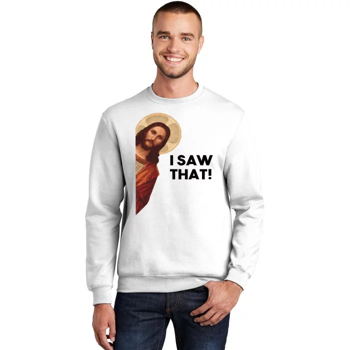 Funny Quote Jesus Meme I Saw That Christian Joke Lion Faith Sweatshirt