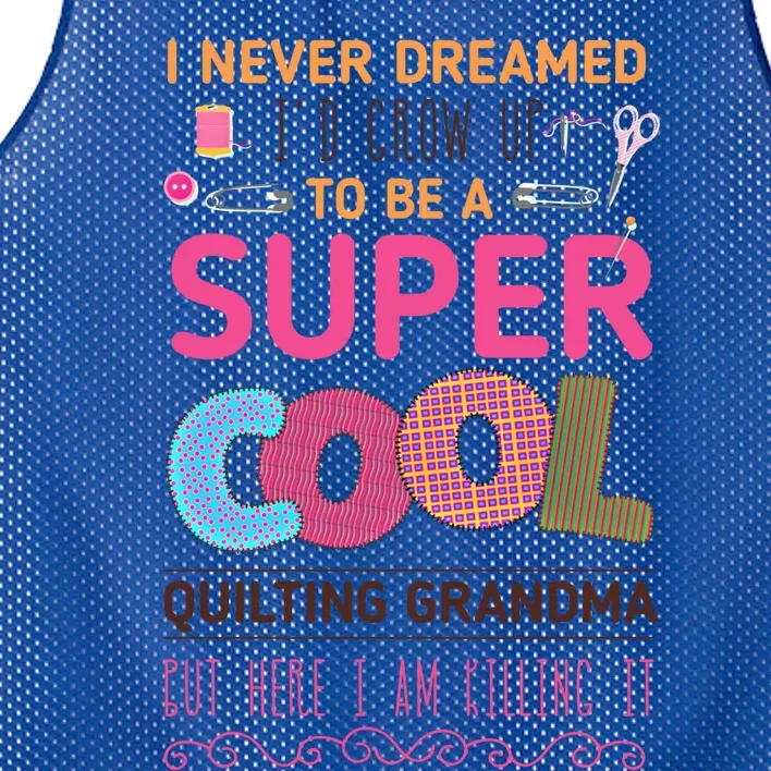 Funny Quilter Knitter Gift Mesh Reversible Basketball Jersey Tank