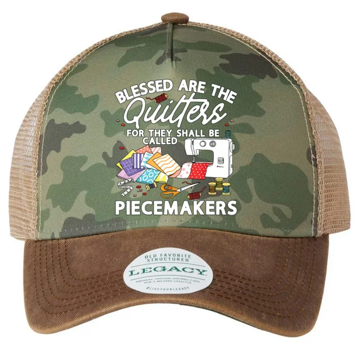 Funny Quilting Knitting Lover Sewing Quilter Quilting Legacy Tie Dye Trucker Hat