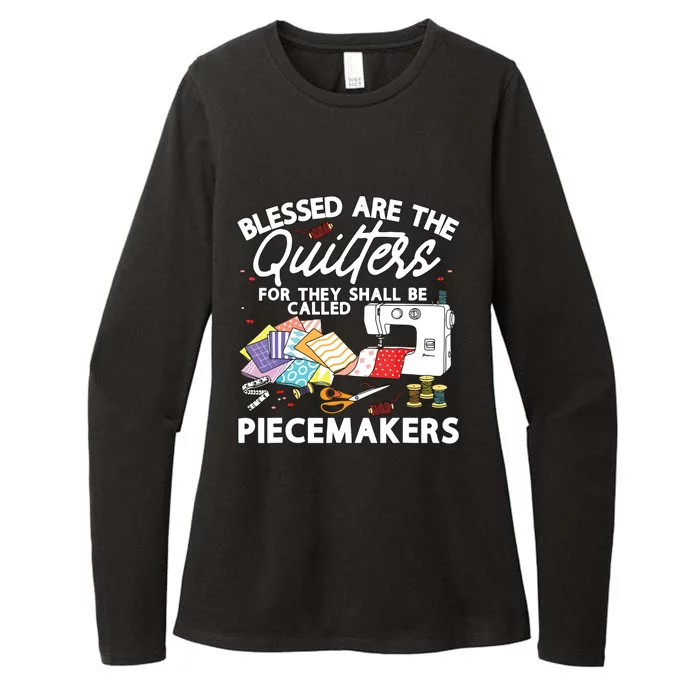 Funny Quilting Knitting Lover Sewing Quilter Quilting Womens CVC Long Sleeve Shirt