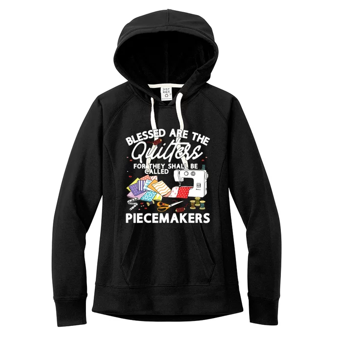 Funny Quilting Knitting Lover Sewing Quilter Quilting Women's Fleece Hoodie