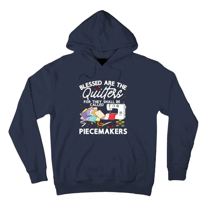 Funny Quilting Knitting Lover Sewing Quilter Quilting Tall Hoodie