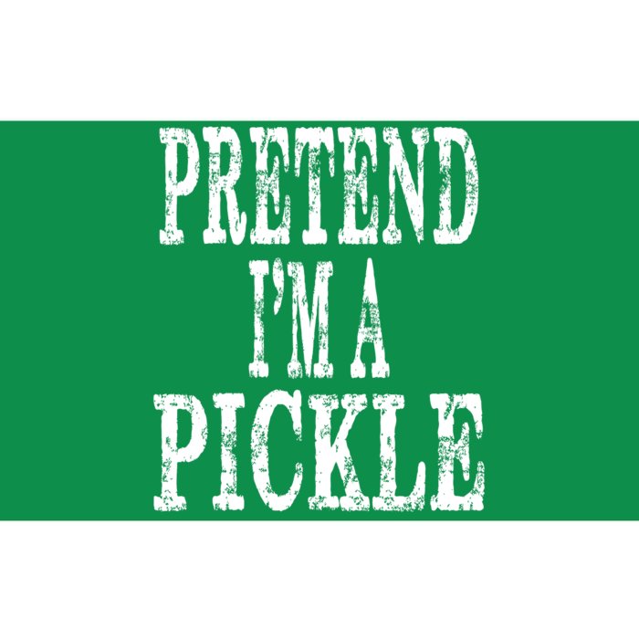 Funny Quick Lazy Easy Halloween Costume Pretend Im A Pickle Bumper Sticker