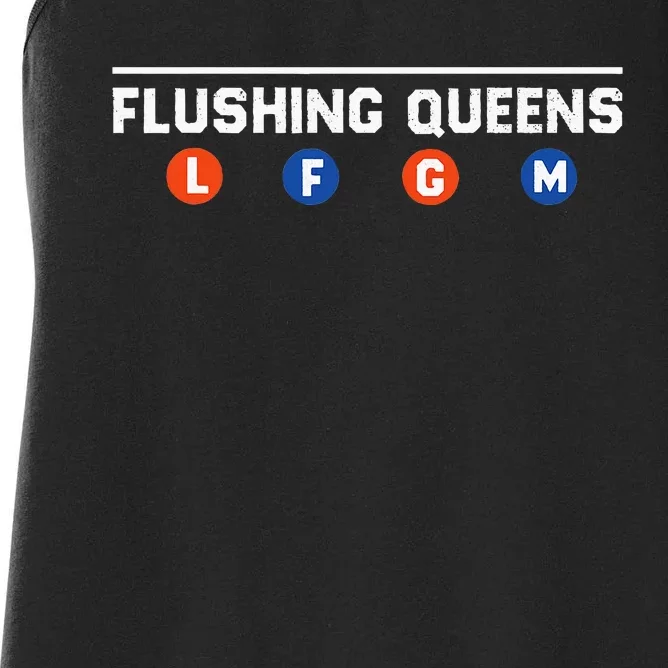 Flushing Queens Lfgm Women's Racerback Tank