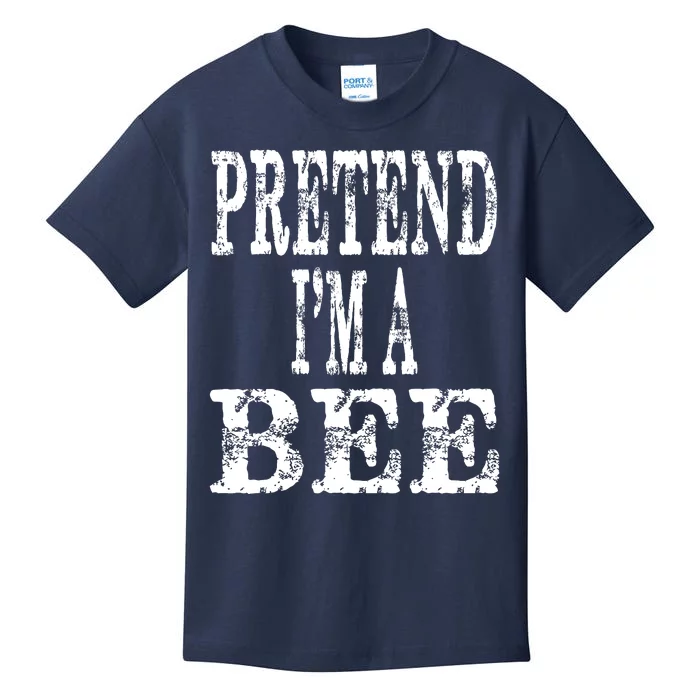 Funny Quick Lazy Easy Halloween Costume Pretend Im A Bee Kids T-Shirt