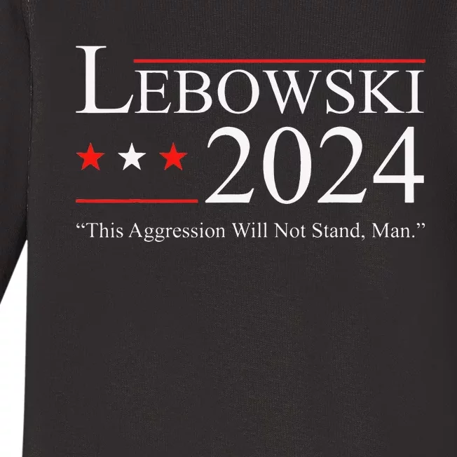 Funny quotes Lebowski Political Election Vote 2024 Baby Long Sleeve Bodysuit