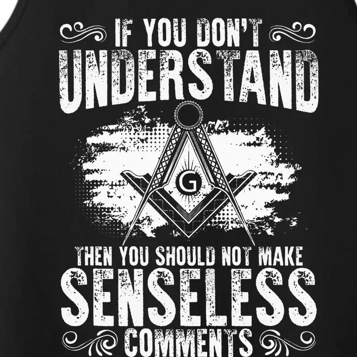 Freemason Quotes Masonry Freemasonry Masonic Freemasons Performance Tank