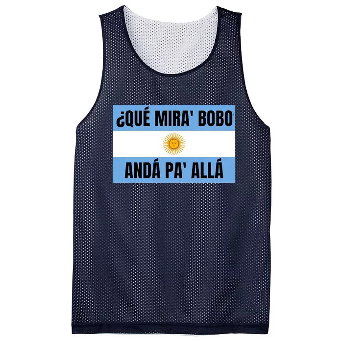 Funny Qué Miras Bobo Qué Mira Bobo Mesh Reversible Basketball Jersey Tank