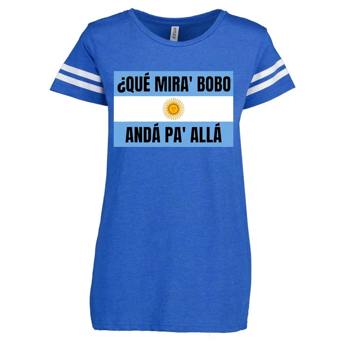 Funny Qué Miras Bobo Qué Mira Bobo Enza Ladies Jersey Football T-Shirt