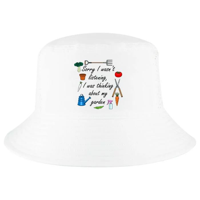 Funny Quote My Garden For Gardener Gardening Gift Cool Comfort Performance Bucket Hat